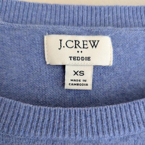 J.Crew “Teddie” Sweater – XS Blue - Picture 2 of 6